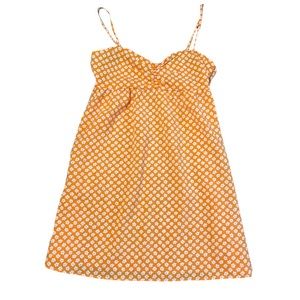 Size Small - Women's DIVIDED by H&M Orange Floral Sundress Casual Dress Daisy